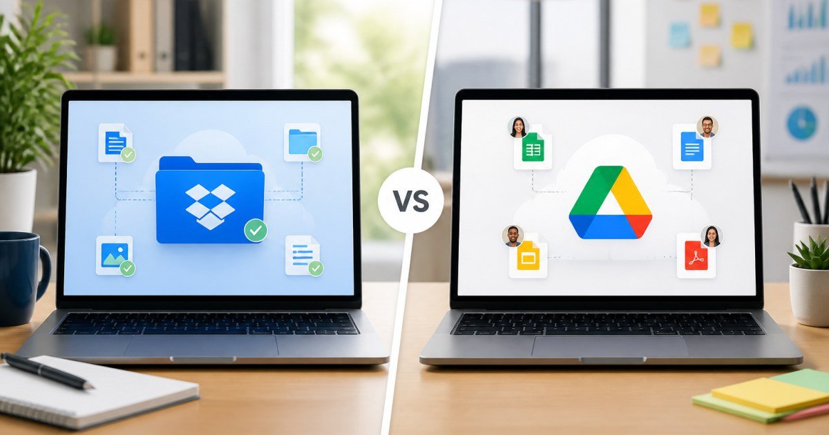 Dropbox vs Google Drive for Business (2026)