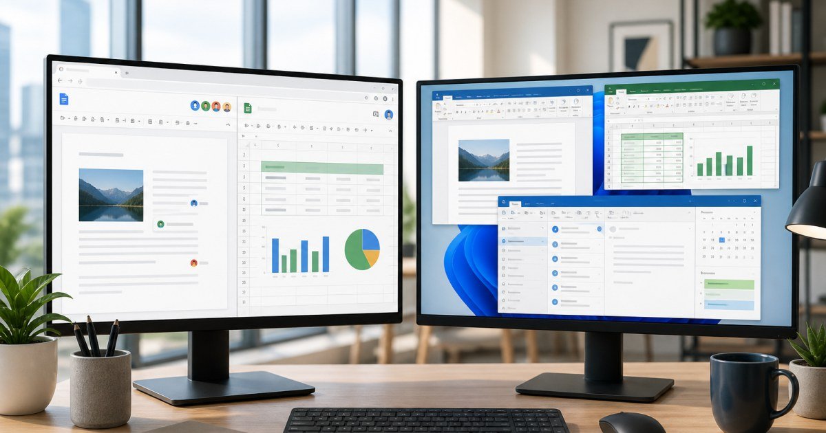 Google Workspace vs Microsoft 365 (2026)