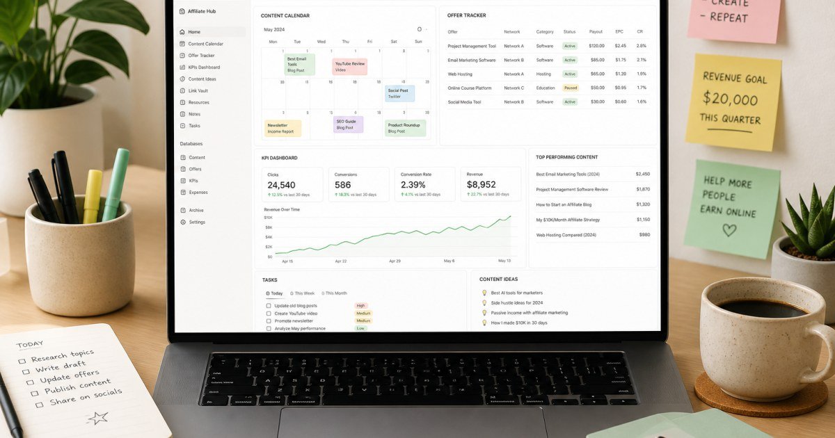 Notion Templates for Affiliate Marketers (2026)