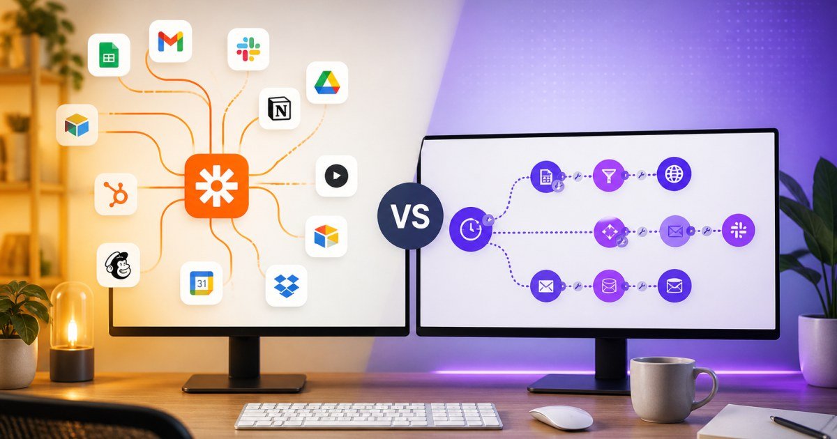 Zapier vs Make (2026): Which Automation Tool?